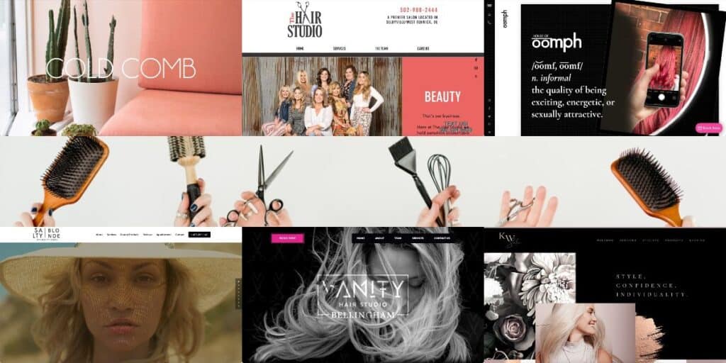 The Best Looking Hair Salon Websites for You to See